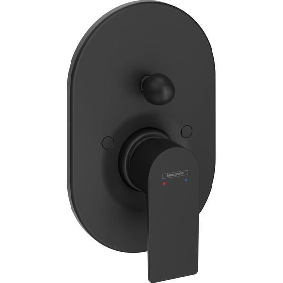 Смеситель для ванны Hansgrohe Rebris E 72459670, черный матовый фото 