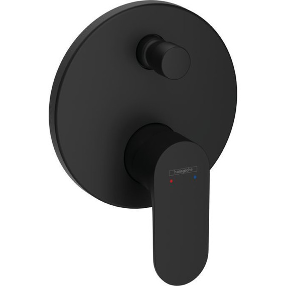 Смеситель для ванны Hansgrohe Rebris S 72466670, черный матовый фото 