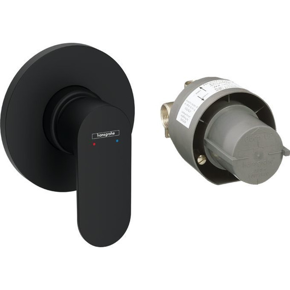 Смеситель для душа Hansgrohe Rebris S 72648670, черный матовый фото 