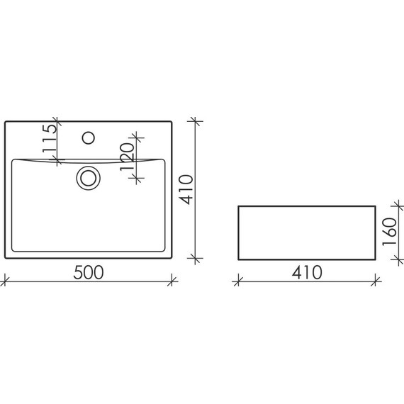 Раковина-чаша ceramicanova Element 50 см CN6040 фото 7