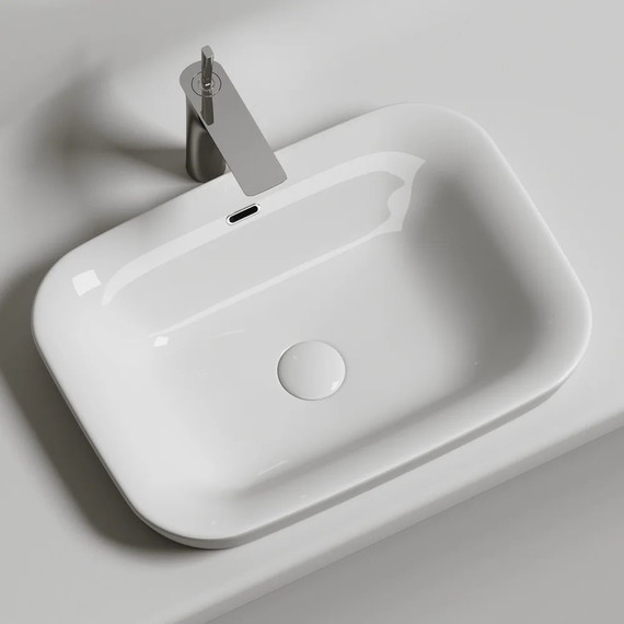 Раковина врезная на столешницу ceramicanova Element 58 см CN6041 фото 3