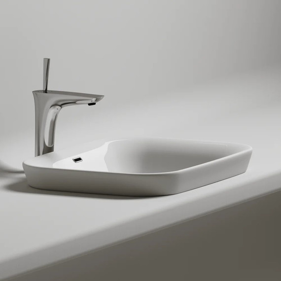 Раковина врезная на столешницу ceramicanova Element 58 см CN6041 фото 5