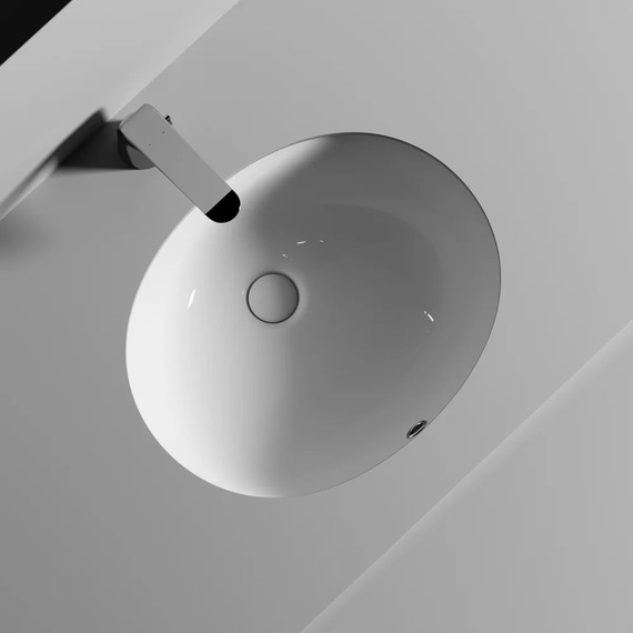 Раковина врезная под столешницу ceramicanova Element 51 см CN6042 - 5 Раковина врезная под столешницу ceramicanova Element 51 см CN6042 фото 5