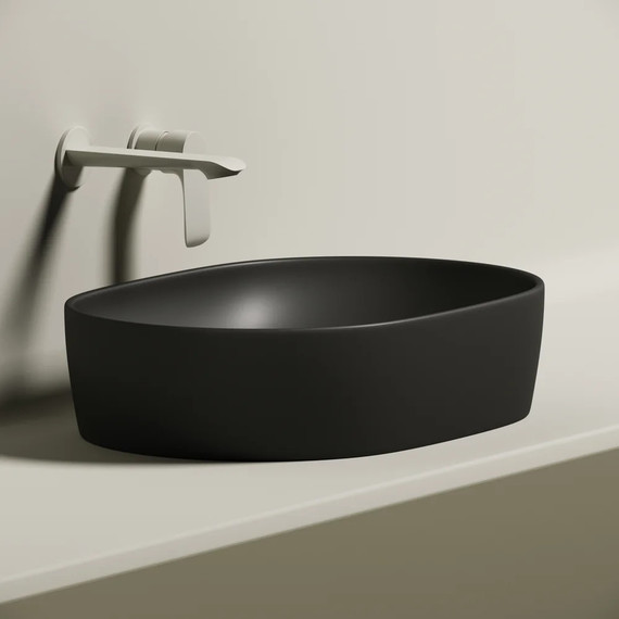 Раковина-чаша ceramicanova Element 60 см CN6047MB, черный матовый фото 6