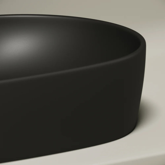 Раковина-чаша ceramicanova Element 60 см CN6047MB, черный матовый фото 7