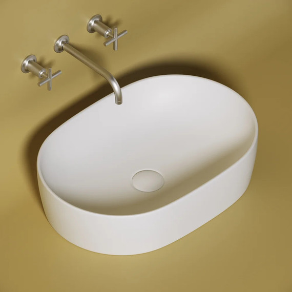 Раковина-чаша ceramicanova Element 60 см CN6047MW, белый матовый фото 2