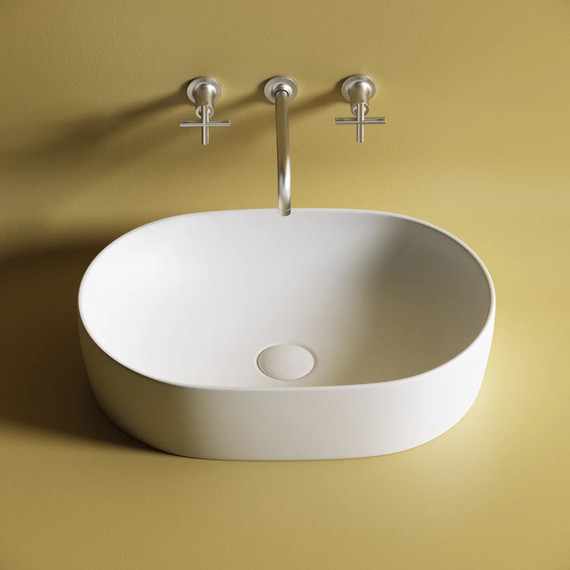 Раковина-чаша ceramicanova Element 60 см CN6047MW, белый матовый фото 3