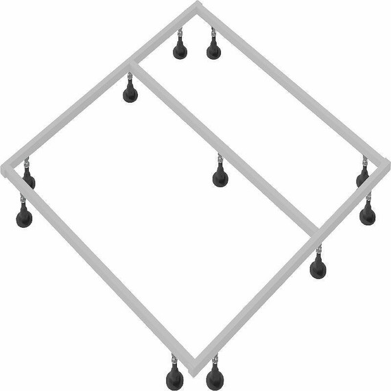 Каркас для душевого поддона Jacob Delafon Tolbiac 90x90 см E6D341RU-NF - 2 Каркас для душевого поддона Jacob Delafon Tolbiac 90x90 см E6D341RU-NF фото 2