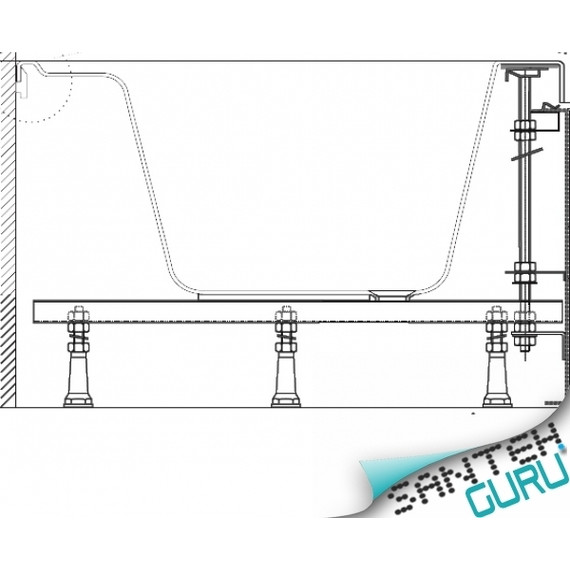 Опора для ванны Ravak Love Story II CY75000000 фото 2