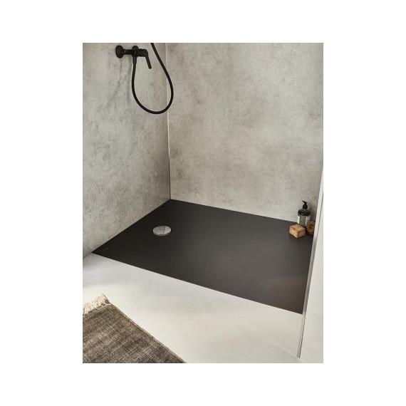 Мраморный поддон Jacob Delafon Tolbiac 120х80 см E6D331RU-NGM, черный матовый фото 2