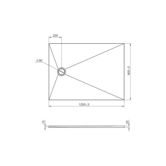 Мраморный поддон Jacob Delafon Tolbiac 120х90 см E6D332RU-NGM, черный матовый - 5 Мраморный поддон Jacob Delafon Tolbiac 120х90 см E6D332RU-NGM, черный матовый фото 5