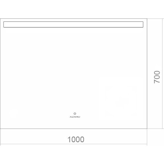 Зеркало Azario 100 см AZ-Z-030CS фото 10