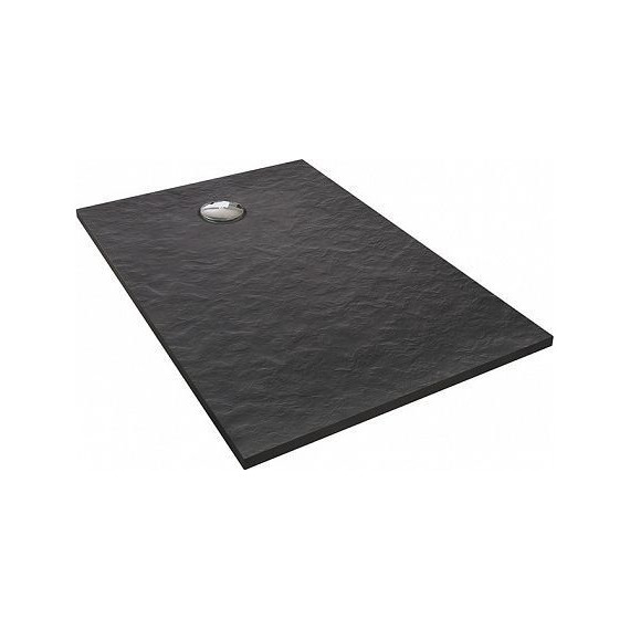 Мраморный поддон Jacob Delafon Tolbiac 120х90 см E6D332RU-NGM, черный матовый фото 