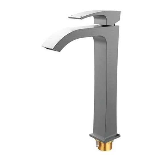 Смеситель для раковины высокий Gappo G1007-89, оружейная сталь фото 