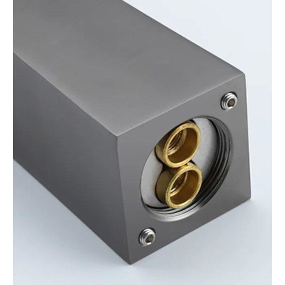 Смеситель для раковины высокий Gappo G1007-89, оружейная сталь фото 5