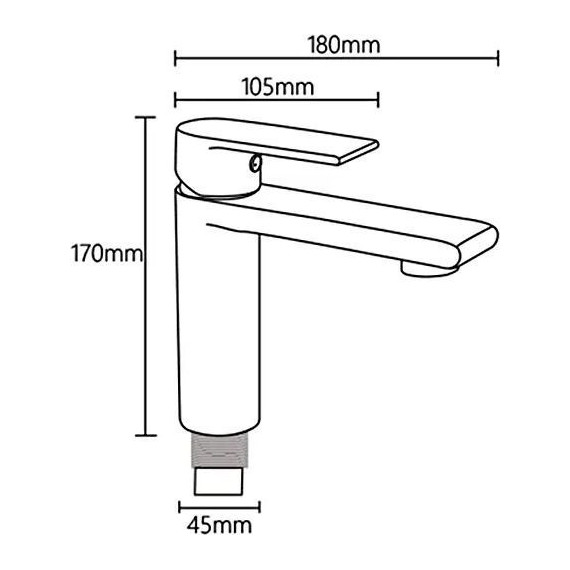 Смеситель для раковины Gappo G1099-20, сатин - 3 Смеситель для раковины Gappo G1099-20, сатин фото 3