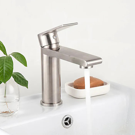 Смеситель для раковины Gappo G1099-20, сатин - 2 Смеситель для раковины Gappo G1099-20, сатин фото 2