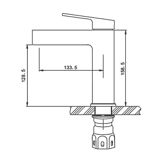 Смеситель для раковины Gappo G1099-30, сатин, Цвет производителя: сатин - 3 Смеситель для раковины Gappo G1099-30, сатин, Цвет производителя: сатин фото 3