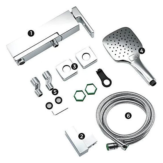 Смеситель для ванны Gappo G3018 фото 8