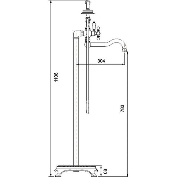 Смеситель для ванны Gappo G3089 фото 3