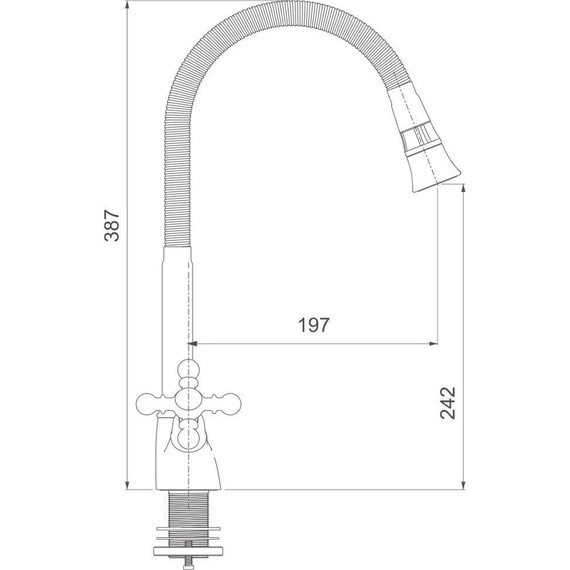 Смеситель для кухни Gappo G4089-6, золото фото 6