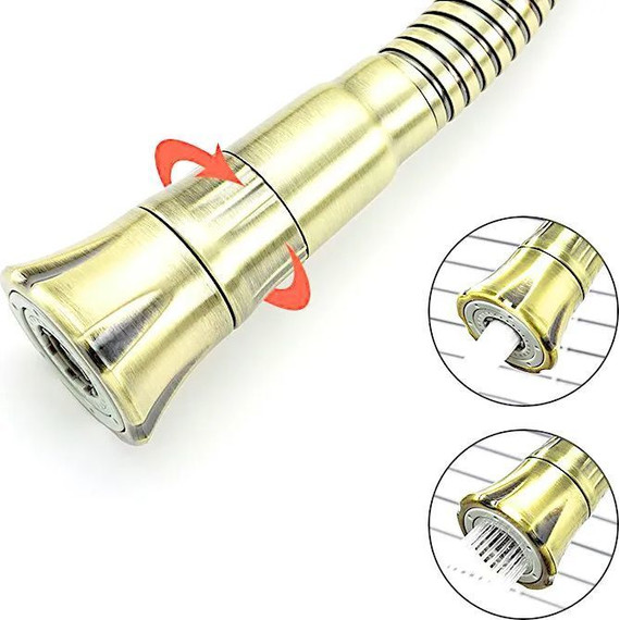 Смеситель для кухни Gappo G4089-6, золото фото 3