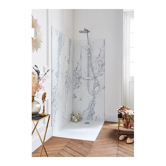 Мраморный поддон Jacob Delafon Tolbiac 140х90 см E6D333RU-WPM, белый матовый фото 3