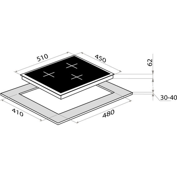 Индукционная варочная поверхность Maunfeld EVI.453-BG - 11 Индукционная варочная поверхность Maunfeld EVI.453-BG фото 11