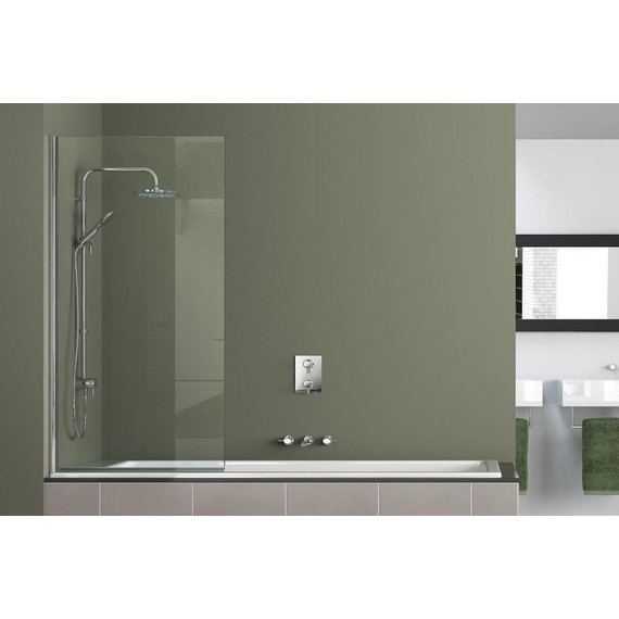 Шторка для ванны Azario Merrit 80х140 см AZ-NF6211-1 800, хром/прозрачное - 2 Шторка для ванны Azario Merrit 80х140 см AZ-NF6211-1 800, хром/прозрачное фото 2