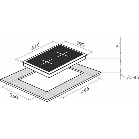 Электрическая варочная поверхность Maunfeld EEHE.32.4W Domino - 11 Электрическая варочная поверхность Maunfeld EEHE.32.4W Domino фото 11
