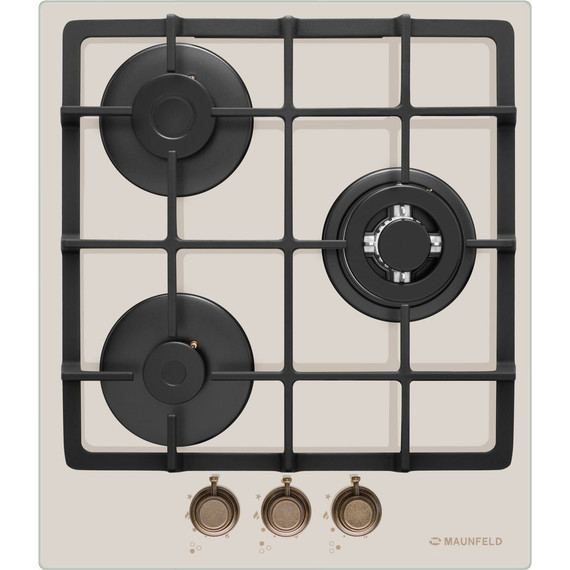 Газовая варочная поверхность Maunfeld EGHG.43.33CBG.R/G (бежевое стекло) фото 2