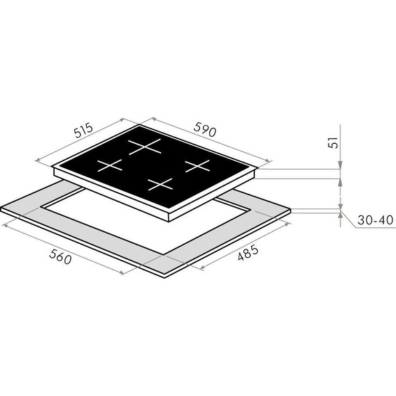 Газовая варочная поверхность Maunfeld EGHG.64.2CB/G - 19 Газовая варочная поверхность Maunfeld EGHG.64.2CB/G фото 19