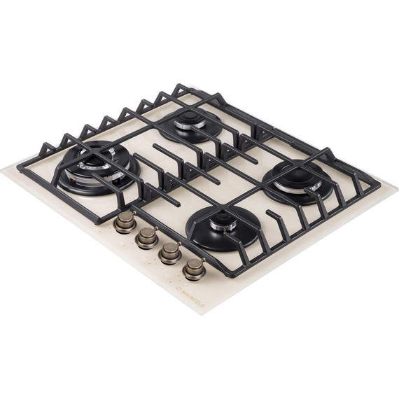 Газовая варочная поверхность Maunfeld EGHG.64.63CBG.R/G (бежевое стекло) фото 5