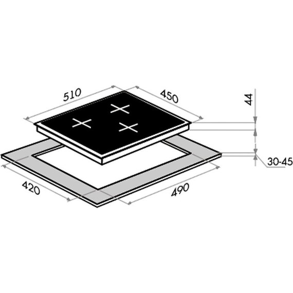 Электрическая варочная поверхность Maunfeld EVCE.453.D-BK - 11 Электрическая варочная поверхность Maunfeld EVCE.453.D-BK фото 11