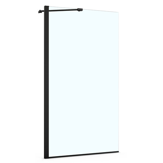 Шторка для ванны Azario Merrit 80х140 см AZ-NF6310-1 800 Black, чёрный/прозрачное фото 