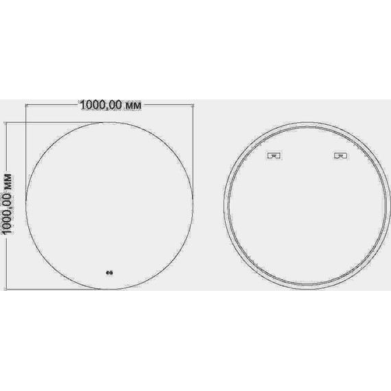 Зеркало Art&Max Sanremo Led 100 см AM-San-1000-DS-F-H - 2 Зеркало Art&Max Sanremo Led 100 см AM-San-1000-DS-F-H фото 2