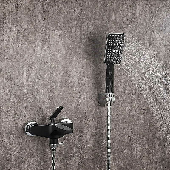 Смеситель для ванны Frap F3257, черный/хром фото 7