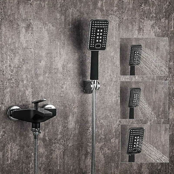 Смеситель для ванны Frap F3257, черный/хром фото 8