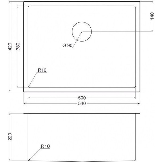 Кухонная мойка Emar EMB-123 PVD Nano Satine 1,2 мм, сатин, Цвет производителя: сатин фото 2