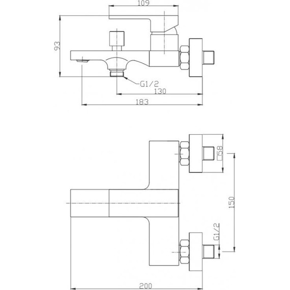 Набор смесителей 3 в 1 для ванны BelBagno Romano - 6 Набор смесителей 3 в 1 для ванны BelBagno Romano фото 6