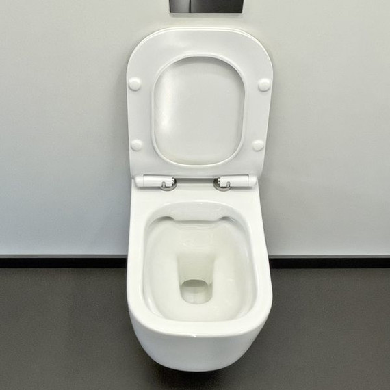 Унитаз подвесной безободковый Comforty 102 с крышкой микролифт фото 6