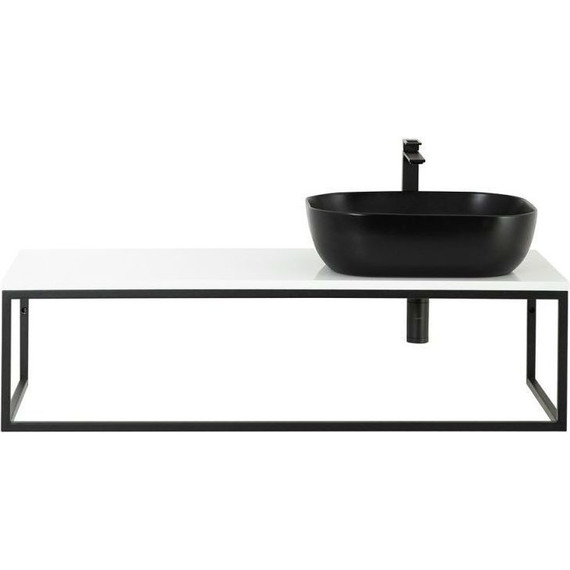 Столешница с консолью BelBagno 120 см EK-120-ST+EK-120-AS-BO-R фото 