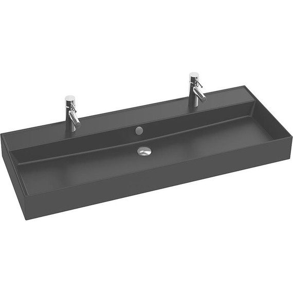 Раковина подвесная Jacob Delafon Vivienne 120 см EXBK112-NGM, черный матовый фото 