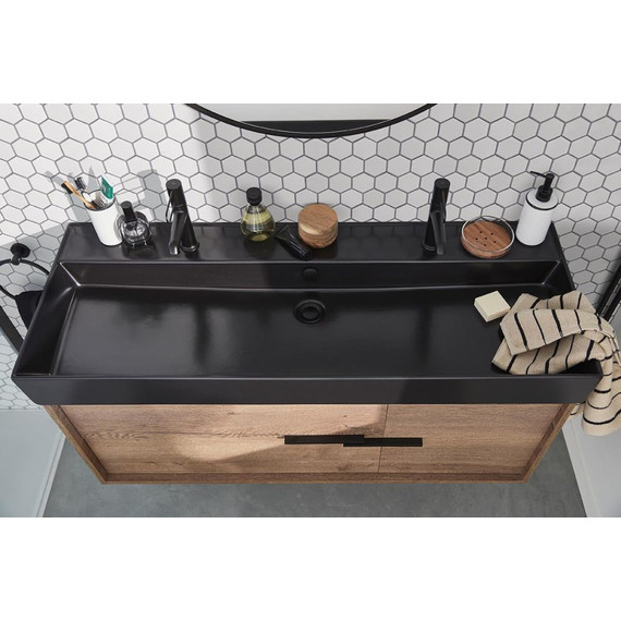 Раковина подвесная Jacob Delafon Vivienne 120 см EXBK112-NGM, черный матовый фото 2