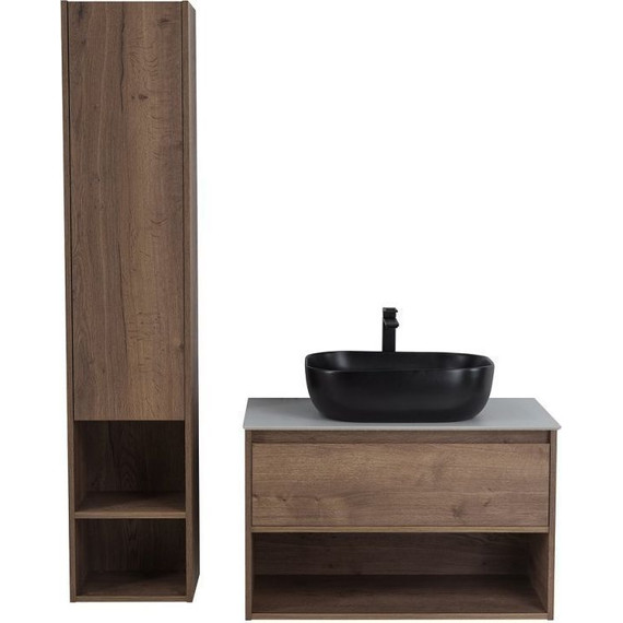 Тумба подвесная со столешницей BelBagno Kraft 90 см KRAFT-900-1C-SO-RT+KEP-90-CESTR фото 4