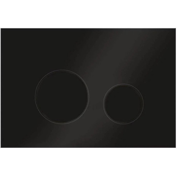 Кнопка смыва Veconi Round VFR002BL, черный матовый фото 