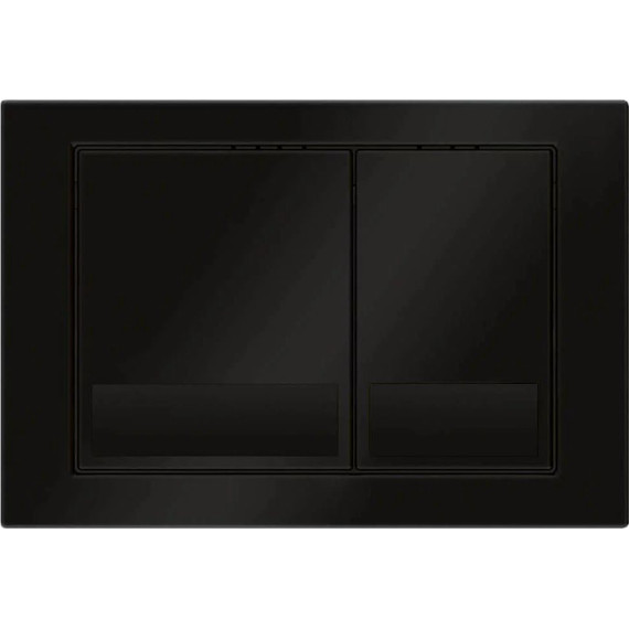 Кнопка смыва Veconi Square VFS001BL, черный матовый фото 