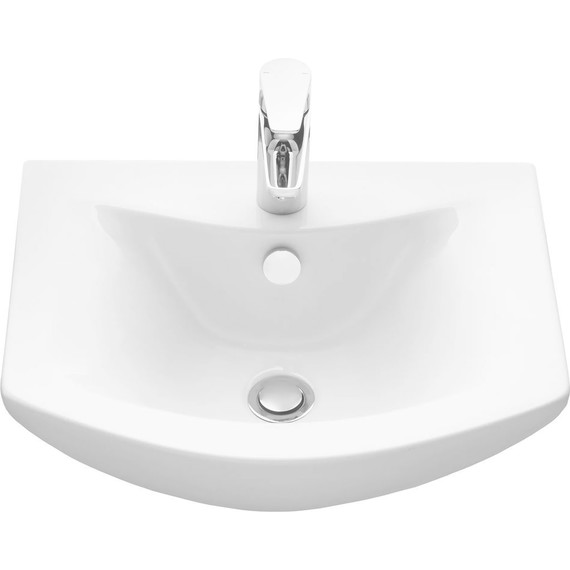 Тумба напольная с раковиной Акватон Бекка 50 см 1A2108K1BAC20, белый глянцевый/дуб сомерсет - 6 Тумба напольная с раковиной Акватон Бекка 50 см 1A2108K1BAC20, белый глянцевый/дуб сомерсет фото 6