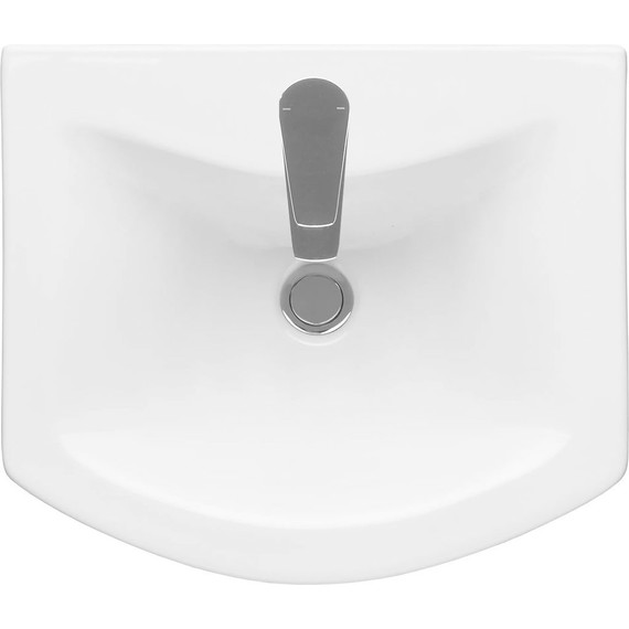 Тумба напольная с раковиной Акватон Бекка 50 см 1A2108K1BAC20, белый глянцевый/дуб сомерсет - 7 Тумба напольная с раковиной Акватон Бекка 50 см 1A2108K1BAC20, белый глянцевый/дуб сомерсет фото 7