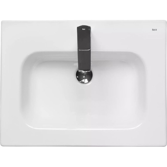 Тумба подвесная с раковиной Акватон Римини 60 см 1A2266K1RN010, белый глянцевый фото 8